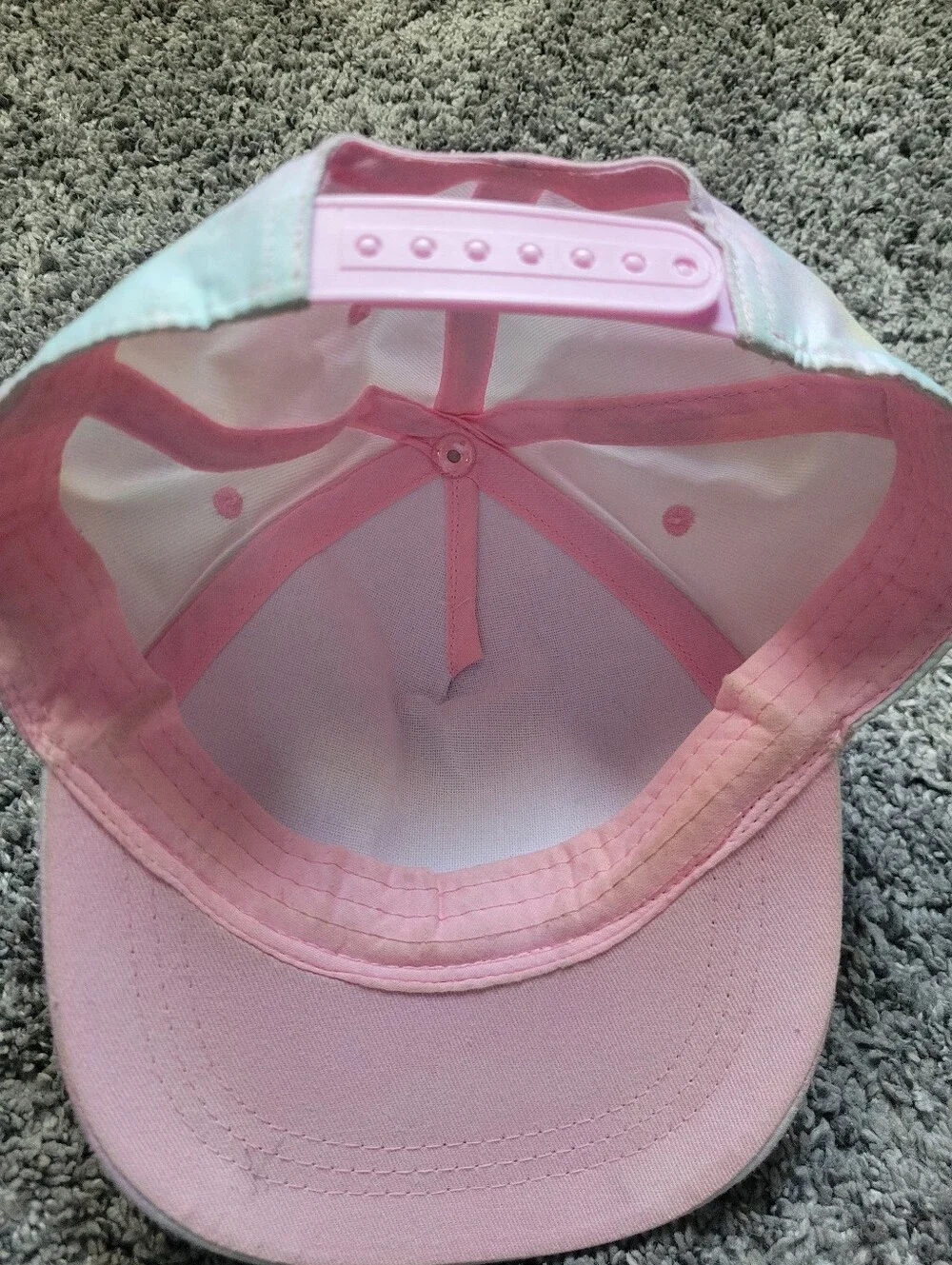Kids Pastel Unicorn Cap with Gold Accent Adjustable